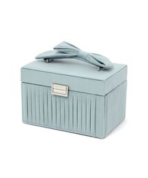 Francfranc（フランフラン）の「ギャザー ジュエリーボックス S ブルー（収納グッズ）」