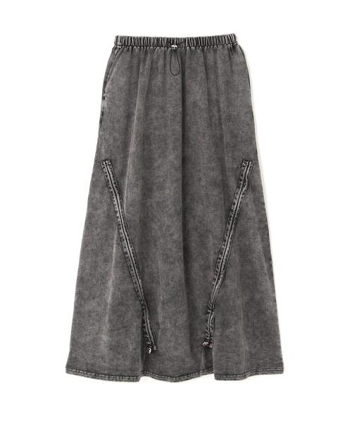 L.H.P(エルエイチピー)の「MAVYTH/メヴィス/DRAWSTRING LONG SKIRT(スカート・レディース・グレー・F)」の1枚目の写真