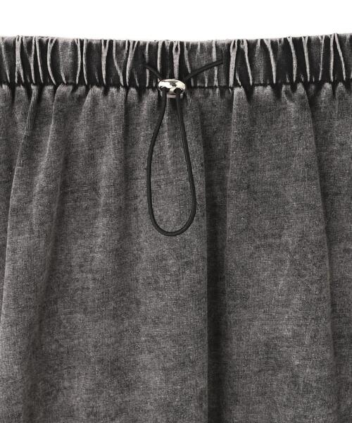 L.H.P(エルエイチピー)の「MAVYTH/メヴィス/DRAWSTRING LONG SKIRT(スカート・レディース・グレー・F)」の3枚目の写真
