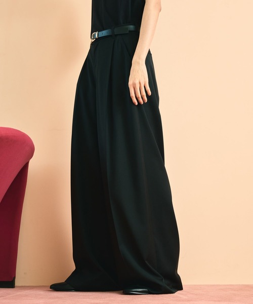 HARE(ハレ)の「【SET UP対応】ドレープワイドトラウザー(HARE)(スラックス・メンズ・ブラック/パープル・MEDIUM/SMALL)」の22枚目の写真