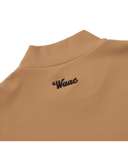 WAAC（ワック）の「WOMEN ミニリブモックネック（シャツ/ブラウス・レディース・ホワイト/ブラック・SMALL）」の4枚目の写真