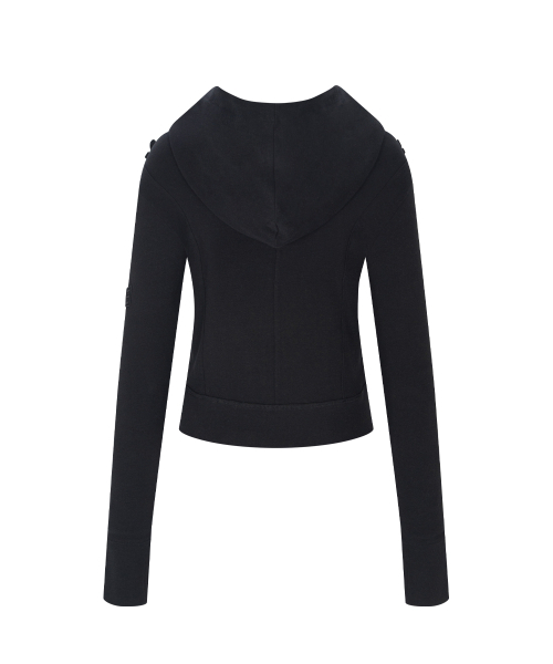PLEASENOFOLLOW(プリーズノーフォロー)の「Nars Military Hoodie (Black)(パーカー・レディース・その他・FREE)」の3枚目の写真