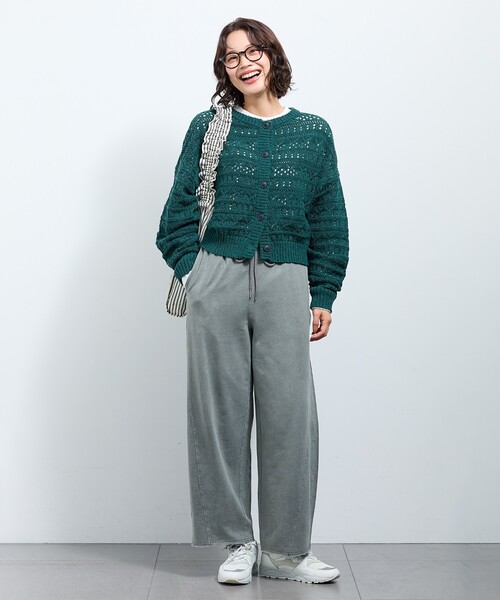 HONEYSUCKLE ROSE(ハニーサックルローズ)の「《店舗人気アイテム/ウエストゴム》加工スウェットパンツ(その他パンツ・レディース・グレー/オフホワイト/ブラック・03/05/04)」の19枚目の写真