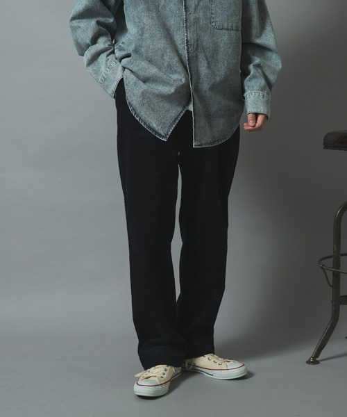 ITEMS URBANRESEARCH(アイテムズ アーバンリサーチ)の「プレミアムコーデュロイセミワイドパンツ(その他パンツ・メンズ・ネイビー/ブラウン/ブラック/アイボリー・MEDIUM/LARGE)」の8枚目の写真