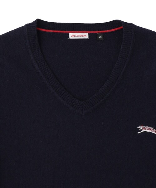 DRESSTERIOR（ドレステリア）の「ゼニアバルーファ キャッシュウール Vネックプルオーバー（Tシャツ/カットソー・メンズ・ボルドー/ネイビー・94/92/91/90）」の18枚目の写真