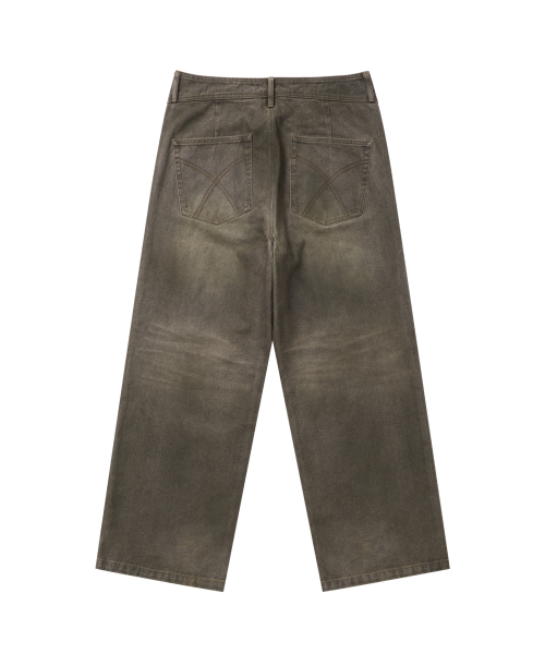 AAKAM(アーカム)の「Dirty Waxed Denim Pants (Black)(デニムパンツ・レディース・その他・1/0/2)」の18枚目の写真