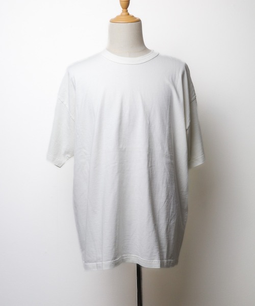 LOS ANGELES APPAREL(ロサンゼルスアパレル)の「【es】【PH3】【LOS ANGELES APPAREL/ロサンゼルスアパレル】W/Binding Heavy Jersey Short Sleeve Tee 1203GD(Tシャツ/カットソー・メンズ・オフホワイト・XX-LARGE)」の1枚目の写真