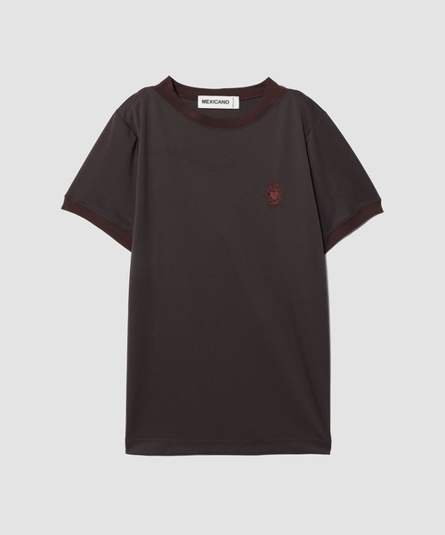 ESTNATION(エストネーション)の「MEXICANO / 刺繍ジャージーカットソー(Tシャツ/カットソー・レディース・ボルドー・FREE)」の1枚目の写真
