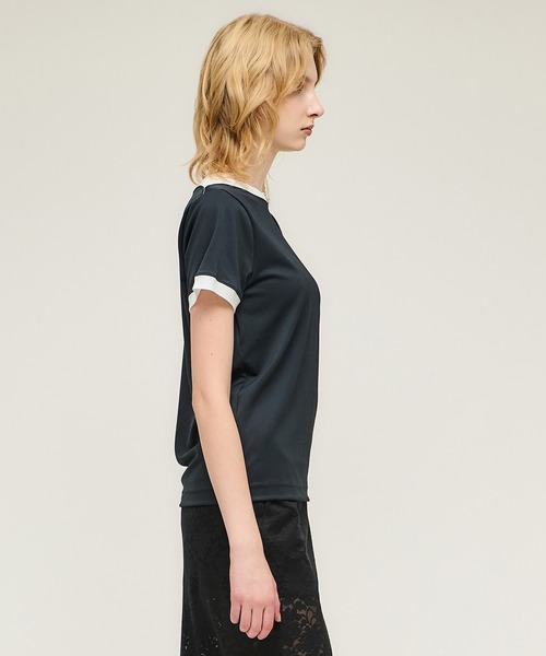 ESTNATION(エストネーション)の「MEXICANO / 刺繍ジャージーカットソー(Tシャツ/カットソー・レディース・ボルドー・FREE)」の5枚目の写真