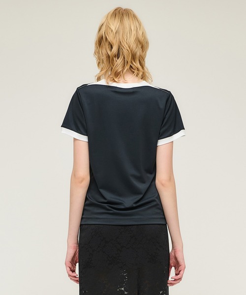 ESTNATION(エストネーション)の「MEXICANO / 刺繍ジャージーカットソー(Tシャツ/カットソー・レディース・ボルドー・FREE)」の6枚目の写真