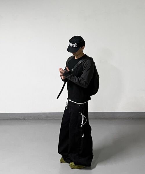 XERO（ゼロ）の「CHOR フィンガーホール配色ラグランTシャツ [ブラック]（Tシャツ/カットソー・レディース・その他・MEDIUM/LARGE/X-LARGE）」の3枚目の写真