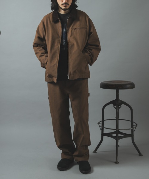 ITEMS URBANRESEARCH(アイテムズ アーバンリサーチ)の「Check Lined Duck Barn JACKET(ブルゾン・メンズ・ブラウン/ブラック/チャコールグレー・MEDIUM/LARGE)」の9枚目の写真