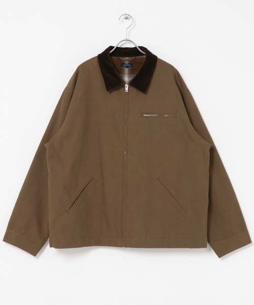 ITEMS URBANRESEARCH(アイテムズ アーバンリサーチ)の「Check Lined Duck Barn JACKET(ブルゾン・メンズ・ブラウン/ブラック/チャコールグレー・MEDIUM/LARGE)」の10枚目の写真
