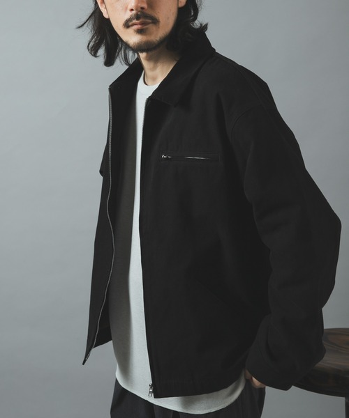 ITEMS URBANRESEARCH(アイテムズ アーバンリサーチ)の「Check Lined Duck Barn JACKET(ブルゾン・メンズ・ブラウン/ブラック/チャコールグレー・MEDIUM/LARGE)」の13枚目の写真
