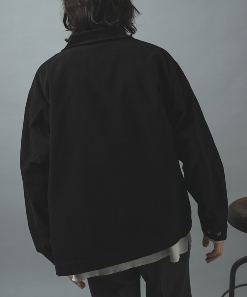 ITEMS URBANRESEARCH(アイテムズ アーバンリサーチ)の「Check Lined Duck Barn JACKET(ブルゾン・メンズ・ブラウン/ブラック/チャコールグレー・MEDIUM/LARGE)」の14枚目の写真