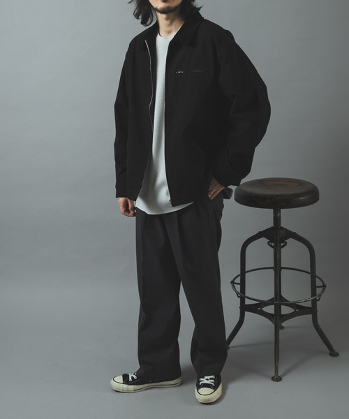 ITEMS URBANRESEARCH(アイテムズ アーバンリサーチ)の「Check Lined Duck Barn JACKET(ブルゾン・メンズ・ブラウン/ブラック/チャコールグレー・MEDIUM/LARGE)」の17枚目の写真