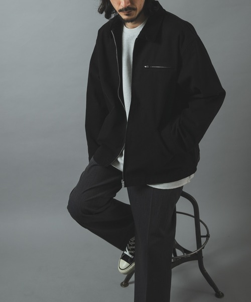 ITEMS URBANRESEARCH(アイテムズ アーバンリサーチ)の「Check Lined Duck Barn JACKET(ブルゾン・メンズ・ブラウン/ブラック/チャコールグレー・MEDIUM/LARGE)」の18枚目の写真