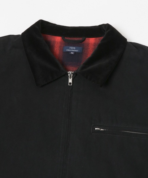 ITEMS URBANRESEARCH(アイテムズ アーバンリサーチ)の「Check Lined Duck Barn JACKET(ブルゾン・メンズ・ブラウン/ブラック/チャコールグレー・MEDIUM/LARGE)」の20枚目の写真