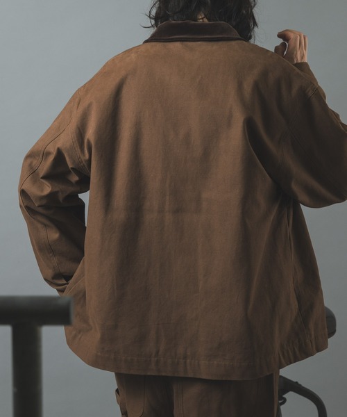 ITEMS URBANRESEARCH(アイテムズ アーバンリサーチ)の「Check Lined Duck Barn JACKET(ブルゾン・メンズ・ブラウン/ブラック/チャコールグレー・MEDIUM/LARGE)」の8枚目の写真