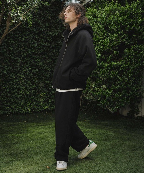 CAMBIO(カンビオ)の「mj11910- Boa Sweat Combo Zip Hoodie ジップパーカー(A74426cmb)(その他アウター・メンズ・チャコールグレー/ブラック・S/L/M)」の8枚目の写真