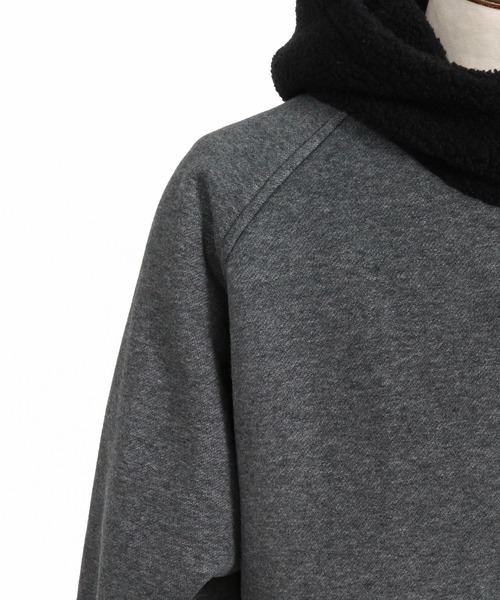 CAMBIO(カンビオ)の「mj11910- Boa Sweat Combo Zip Hoodie ジップパーカー(A74426cmb)(その他アウター・メンズ・チャコールグレー/ブラック・S/L/M)」の22枚目の写真