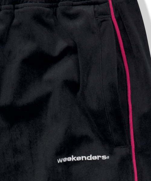 WKNDRS(ウィーキャンドース)の「VELVET TRACK PANTS (BLACK)(スウェットパンツ・レディース・その他・X-LARGE/MEDIUM/LARGE)」の8枚目の写真