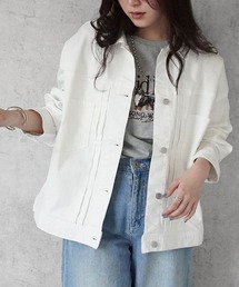 リサイクルデニム ルーズデニムジャケット