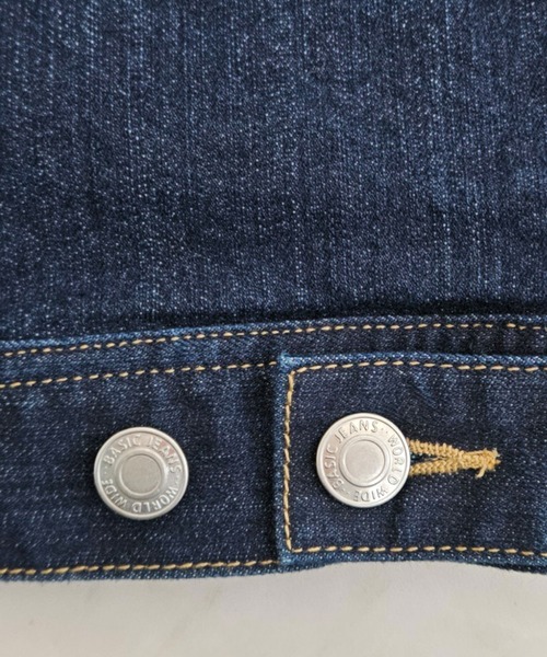 SELECT LEVERY(セレクトリベリー)の「リサイクルデニム ルーズデニムジャケット(デニムジャケット・レディース・オフホワイト/ブルー/ワンウォッシュ・LARGE/MEDIUM)」の5枚目の写真