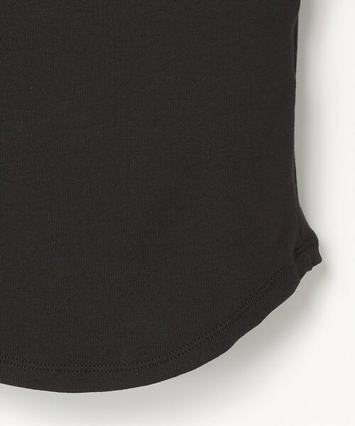 VENCEEXCHANGE(ヴァンスエクスチェンジ)の「ヘンリーネックカップインTシャツ(Tシャツ/カットソー・レディース・オフホワイト/ホワイト/ブラック・FREE)」の8枚目の写真
