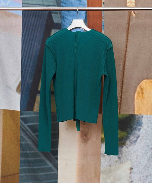 CONZ(コンズ)の「CRISP SNAP CARDIGAN(Tシャツ/カットソー・レディース・ブラック/グレー・FREE)」の8枚目の写真