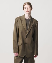 <LOEFF>ウールギャバジン 2ボタン ジャケット