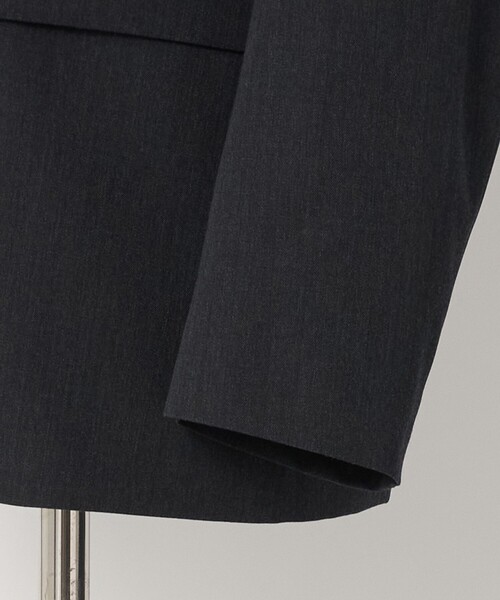 LOEFF(ロエフ)の「<LOEFF>ウールギャバジン 2ボタン ジャケット(テーラードジャケット・レディース・ダークグレー/モカ・1/0)」の4枚目の写真