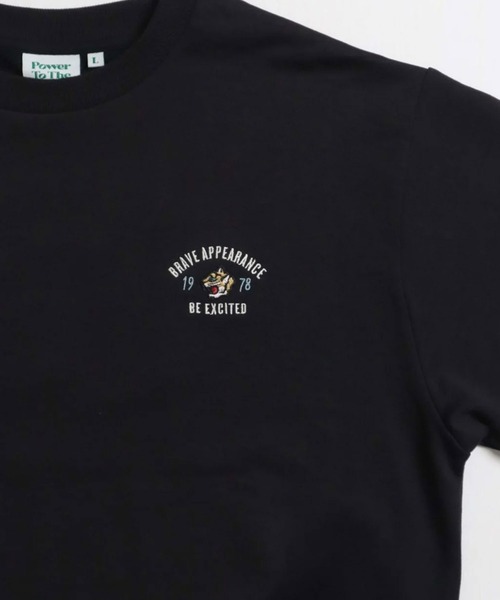 POWER TO THE PEOPLE(パワートゥーザピープル)の「アーチロゴトラ刺繍スウェット(スウェット・メンズ・ブラック・L/M/LL)」の6枚目の写真