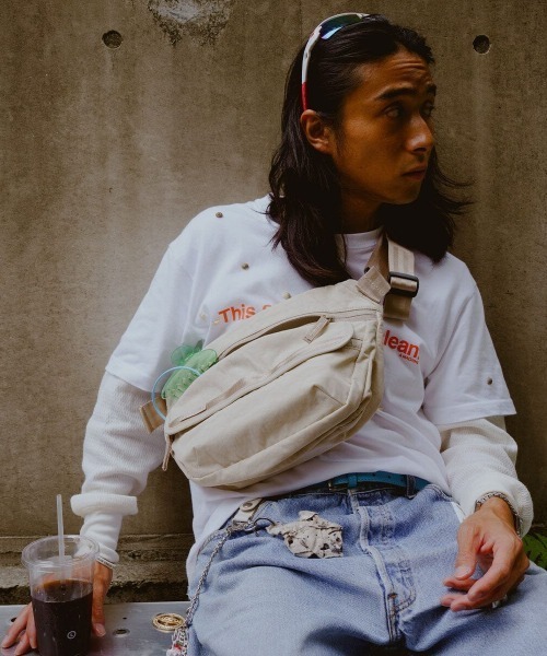 CHROME（クローム）の「CHROME/クローム ウエストポーチ BOT FLAP SLING 5L 耐水 BJ009CHLK（ボディバッグ/ウエストポーチ・メンズ・ホワイト・5L）」の11枚目の写真