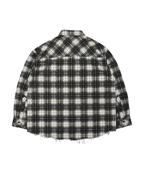MIYAGIHIDETAKA（ミヤギヒデタカ）の「【MIYAGIHIDETAKA】Printed Nel Shirt（シャツ/ブラウス・メンズ・ブルー/ブラック/ダークブラウン・L/XL）」の8枚目の写真