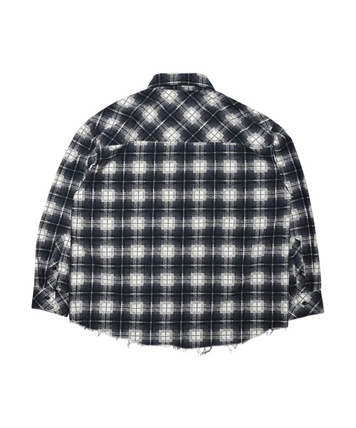 MIYAGIHIDETAKA（ミヤギヒデタカ）の「【MIYAGIHIDETAKA】Printed Nel Shirt（シャツ/ブラウス・メンズ・ブルー/ブラック/ダークブラウン・L/XL）」の5枚目の写真