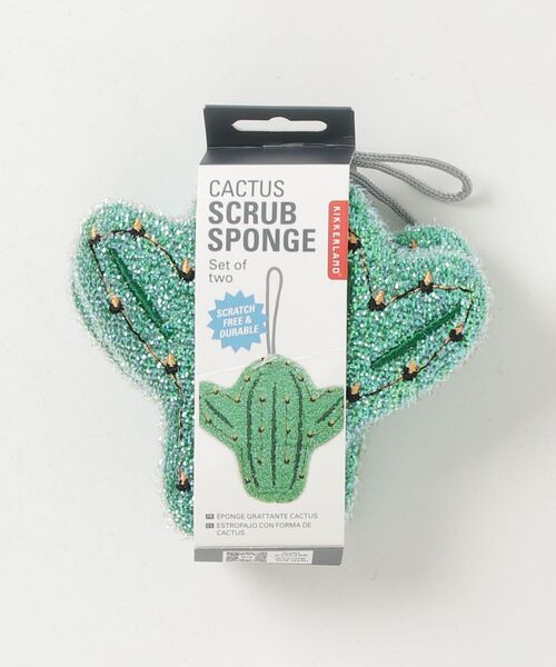 KIKKERLAND:CACTUS SCRUB SPONGE（インテリア雑貨）｜SHIPS any