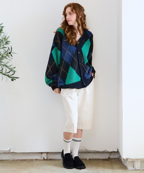 GLOBAL WORK(グローバルワーク)の「【BEVERLY HILLS POLO CLUB】シャギーニットカーディガン/685516(カーディガン/ボレロ・レディース・グレー/ブラック/ブラウン・LARGE/MEDIUM/SMALL)」の10枚目の写真
