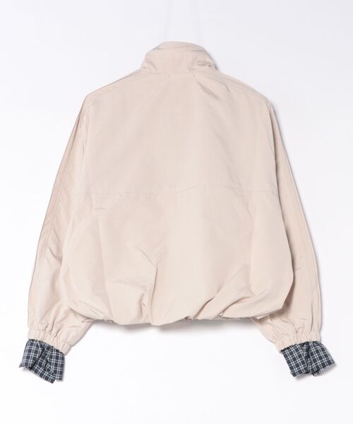 Ritzy(リッツィー)の「ドローコードスタンドカラーブルゾン(ブルゾン・レディース・アイボリー/ネイビー/モカ/ベージュ・M/L)」の13枚目の写真
