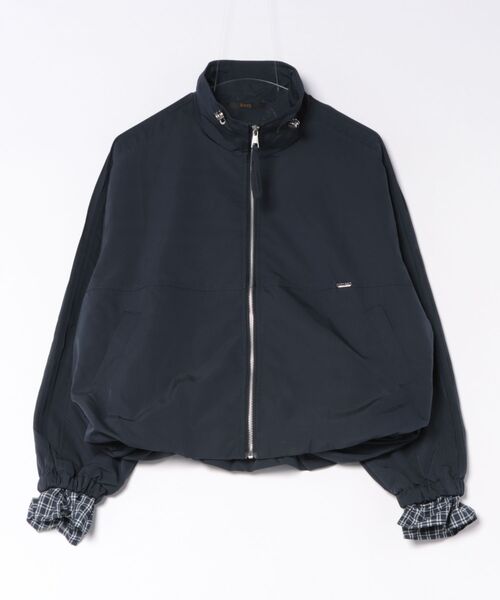 Ritzy(リッツィー)の「ドローコードスタンドカラーブルゾン(ブルゾン・レディース・アイボリー/ネイビー/モカ/ベージュ・M/L)」の16枚目の写真
