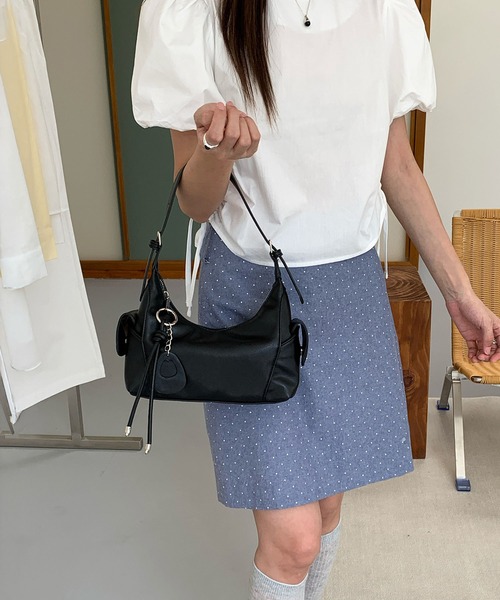 LA VORAGINE（ラ ヴォラジネ）の「3WAY レザー調ホーボーバッグ レトロ 通勤カジュアルバッグ/ショルダーバッグ/ハンドバッグ（ショルダーバッグ・レディース・ブラウン/BLACK・FREE）」の17枚目の写真