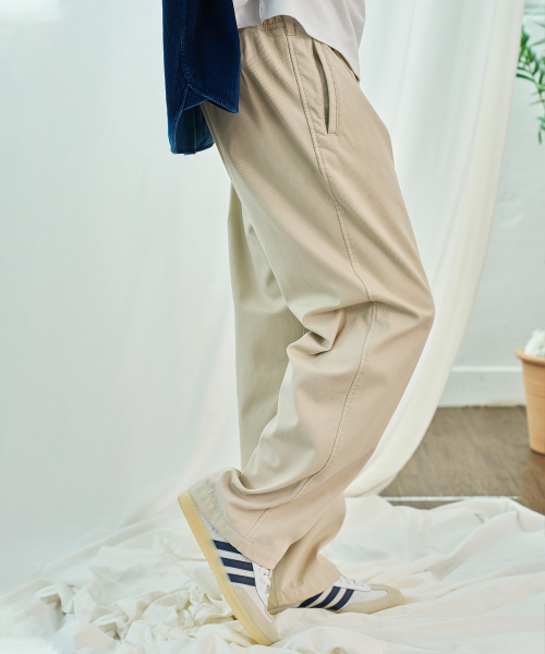 IHDO（アヒドゥ）の「カチオンコーデュロイ ESSENTIALS ウォームハーフバンディングパンツ_クリーム（その他パンツ・メンズ・その他・MEDIUM/LARGE）」の5枚目の写真