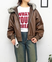 FUN（ファン）の「フードゴウヒブルゾン（ブルゾン）」