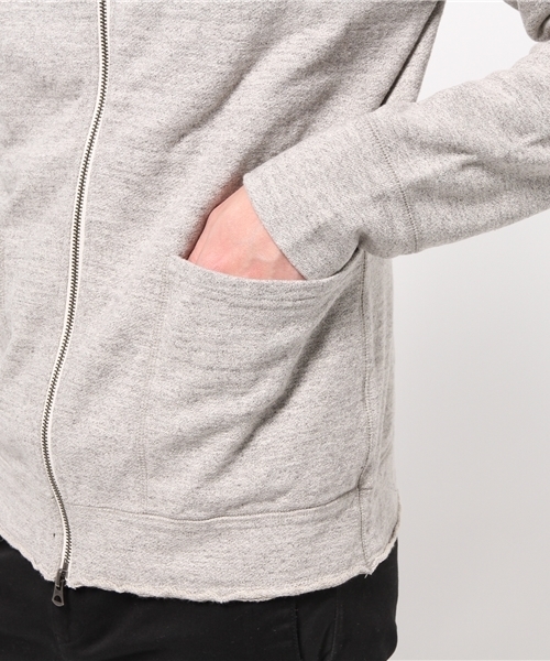 quadro（クオドロ）の「リネンループ裏毛ZIPパーカー（パーカー）」 - WEAR