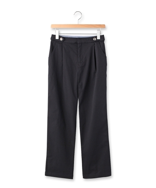 grove（グローブ）の「ツイルワイドチノパンツ（その他パンツ・レディース・ベージュ/ブルー・02/03）」の2枚目の写真