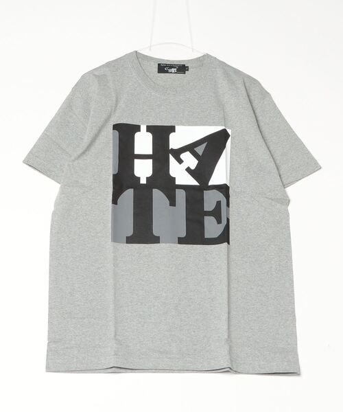 Sync.(スィンク)の「Sync. 【D*FACE】TEE "HATE"(Tシャツ/カットソー・メンズ・ホワイト/ヘザーグレー/ブラック・MEDIUM/X-LARGE/SMALL/LARGE)」の3枚目の写真