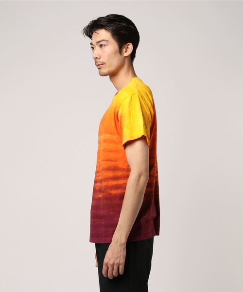 Good On(グッドオン)の「Good On/グッドオン ホライゾンダイTEE(Tシャツ/カットソー・メンズ・ネイビー/ブルー/オレンジ/パープル/レッド/ライトグリーン/ピンク/ラスタ/イエロー・SMALL/LARGE/MEDIUM/X-LARGE)」の15枚目の写真