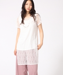 HARE | レースロングプルオーバー(HARE)(Tシャツ/カットソー)