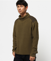 FACTOTUM | ミリタリーニットタートルネック(ニット/セーター)
