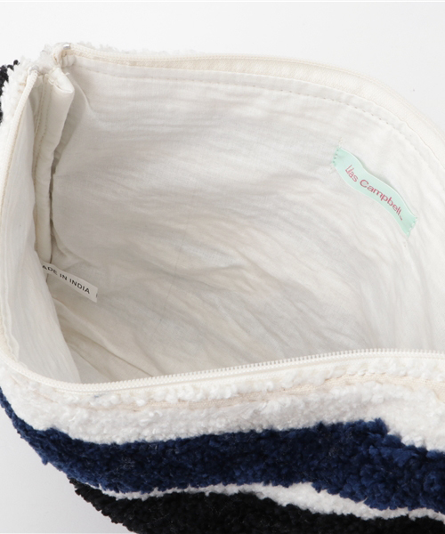 Lilas Campbell（リラキャンベル）の「【Lilas Campbell/リラキャンベル】LP ICONIC CLT comofl/クラッチバッグ（クラッチバッグ・レディース・グリーン/グレー/ネイビー・FREE）」の4枚目の写真